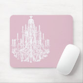 Schicker rosa Kronleuchter Mousepad (Mit Mouse)