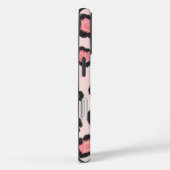 Schicker rosa Leopardenprint Case-Mate iPhone Hülle (Rückseite / Rechts)