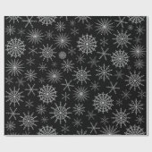 Schicker Schneesturm Geschenkpapier (Flach)