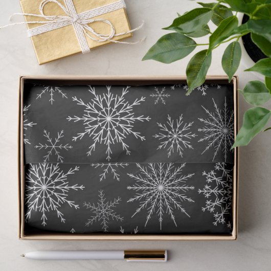 Schicker Schneesturm Seidenpapier (Geschenk)