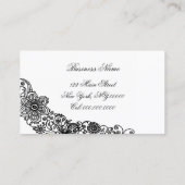 Schicker Schuh - ÄNDERN Sie FARBE Visitenkarte (Rückseite)