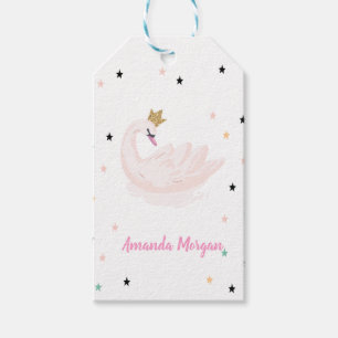 Schicker Schwan, Sterne, Prinzessin Geschenkanhänger