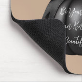 Schicker schwarzer Kürbis Mousepad (Ecke)