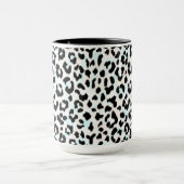 Schicker Schwarzweiss-Geparddruck Tasse (Zentrum)