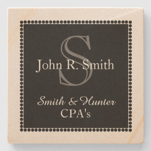 SCHICKER STEIN COASTER_PERSONAL/BUSINESS_CPA STEINUNTERSETZER