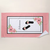 SCHICKER STRAND TOWEL_ " LEBEND DER TRAUM" MIT STRANDTUCH (Vorderseite)
