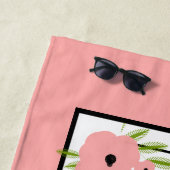SCHICKER STRAND TOWEL_ " LEBEND DER TRAUM" MIT STRANDTUCH (Beispiel)