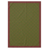 Schicker Thanksgiving-Tartan-Tischdecke Rustikaler Tischdecke (Vorderseite)