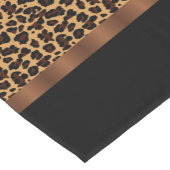 Schicker Tierleopard-Druck Kurzer Tischläufer (Ecke)