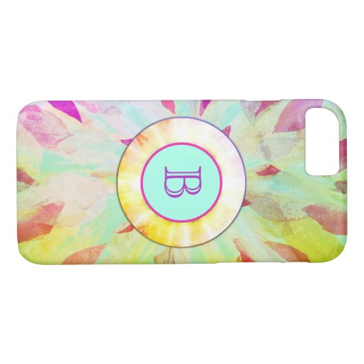 Schicker Türkis-Strahlen iPhone iPad Fall Case-Mate iPhone Hülle (Rückseite (Horizontal))