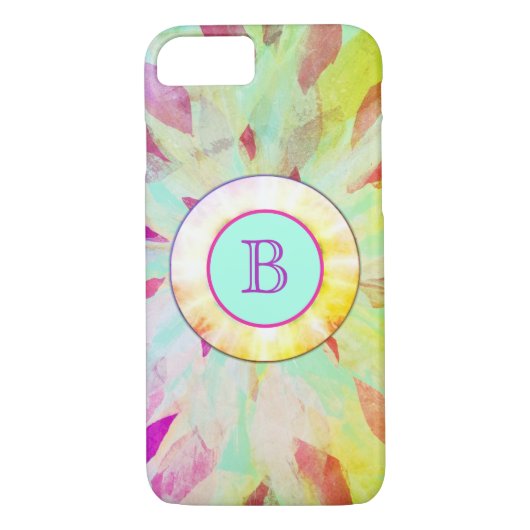 Schicker Türkis-Strahlen iPhone iPad Fall Case-Mate iPhone Hülle (Rückseite)