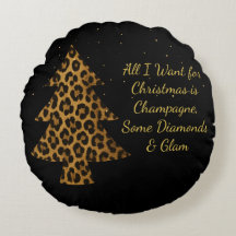 Schicker Weihnachts-Leoparden-Baum-Design