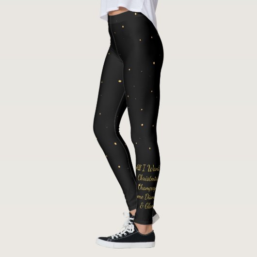 Schicker Weihnachts-Leoparden-Baum Leggings (Links)