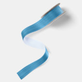 Schickes Aqua-Blau Weihnachten Satinband (Rückseite)