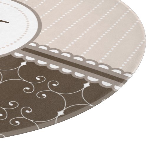 Schickes beige kundenspezifisches schneidebrett (Ecke)