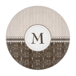 Schickes beige kundenspezifisches schneidebrett