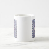 Schickes Blau Kaffeetasse (Mittel)