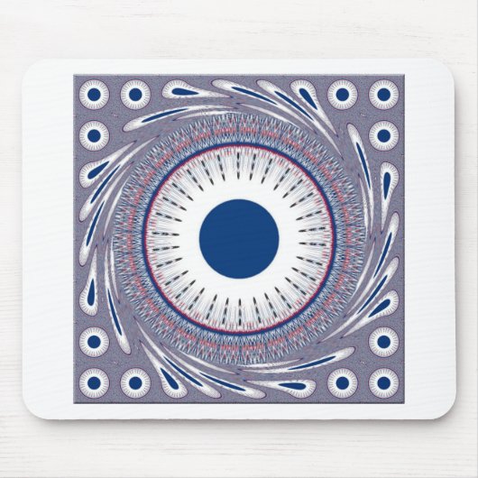 Schickes Blau Mousepad (Vorne)