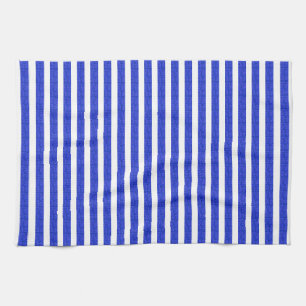 Schickes blaues geometrisches Popcorn-Anime Geschirrtuch