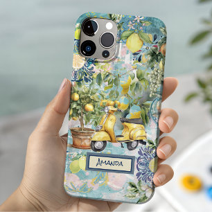 Schickes blaues sizilianisches Zitrus-Mittelmeer-B Case-Mate iPhone Hülle