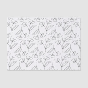 Schickes Blumen-Seidenpapier Seidenpapier