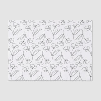 Schickes Blumen-Seidenpapier Seidenpapier
