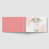 Schickes Boho-Rosé Blumiges Hochzeitsgästebuch Gästebuch (Voll)
