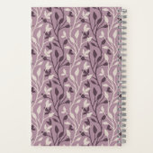 Schickes botanisches Maiv-Blatt Elegant Notizblock (Rückseite)