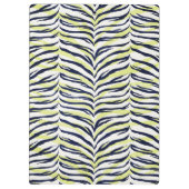 Schickes buntes schwarzes u. gelbes klemmbrett (Rückseite)