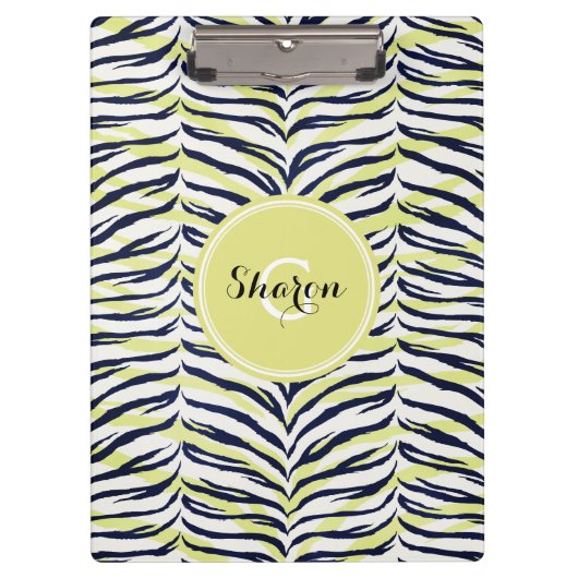 Schickes buntes schwarzes u. gelbes klemmbrett (Vorderseite)