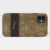 schickes Druck-Monogramm des Leopard-iPhone5 Case-Mate iPhone Hülle (Rückseite (Horizontal))