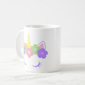 Schickes Einhorn Kaffeetasse (Vorderseite Links)