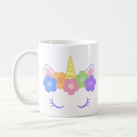 Schickes Einhorn Kaffeetasse (Links)