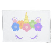 Schickes Einhorn Kissenbezug (Vorderseite)