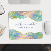 Schickes Feueropal-Regenbogen-Edelstein-Mauspad Mousepad