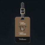 SCHICKES GEPÄCK TAG_ " Herr u. Frau" Gepäckanhänger<br><div class="desc">SCHICKES GEPÄCK TAG_ " Herr u. Frau" 39 BROWN/BLACK/WHITE</div>