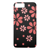 Schickes Girly Blumenmuster Case-Mate iPhone Hülle (Rückseite)