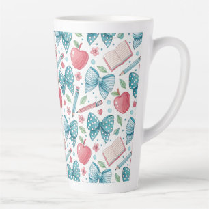 Schickes, girly Muster für Lehrer Milchtasse