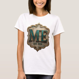 Schickes Gold ABSTRACTE KUNST Moderne Gestaltung T-Shirt