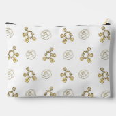Schickes Gold-Charm-Muster-Make-up-Etüi Zubehörtasche (Rückseite)