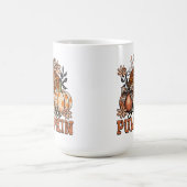Schickes Hallo Kürbis Herbst Kaffeetasse (Mittel)