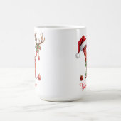 Schickes, individuelles Monogramm Anfangsbuchstabe Kaffeetasse (Mittel)
