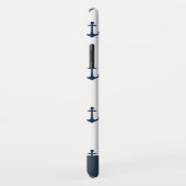 Schickes Küstenmarine-Anker-Muster Case-Mate iPhone Hülle (Hinten/Rechts)