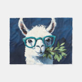 Schickes Lama Chic Fleecedecke (Vorderseite (Horizontal))