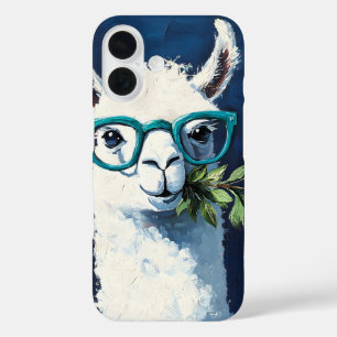 Schickes Lama Smarty iPhone 16 Hülle