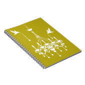 Schickes Leuchter-Notizbuch Notizblock (Rechte Seite)