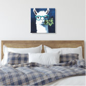 Schickes Llama Chic Leinwanddruck (Insitu (Schlafzimmer))