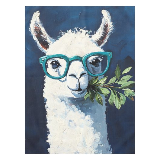 Schickes Llama Chic Tischdecke (Vorderseite)