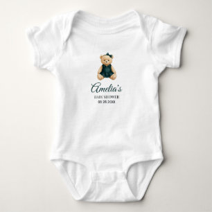 Schickes Luxus-Teddybär-Baby-Shower Baby Strampler