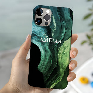 schickes, Mädchenhaftes, falsches Glitter-Marmor-K Case-Mate iPhone 14 Hülle